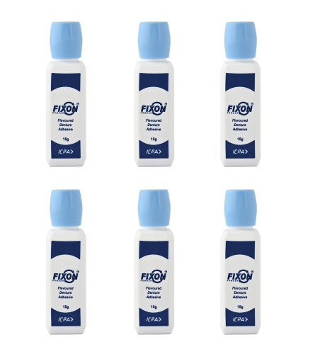 ICPA Fixon Denture Adhesive powder 15 gm (pack of 6) free shipping