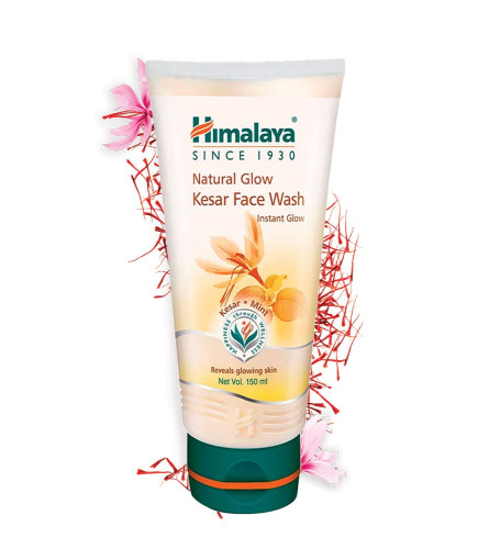 Himalaya Natural Glow Kesar Face Wash 150 ml (Pack of 2) Fs