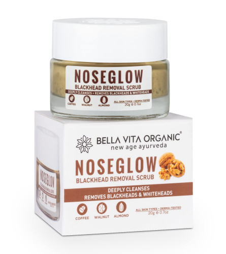 Bella Vita Organic NoseGlow Scrub  20 g (Pack of 2) Fs