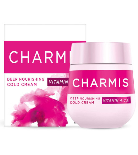 Charmis Vitamin A,C,E Deep Nourishing Cold Cream 200 ml (Pack of 2) Fs