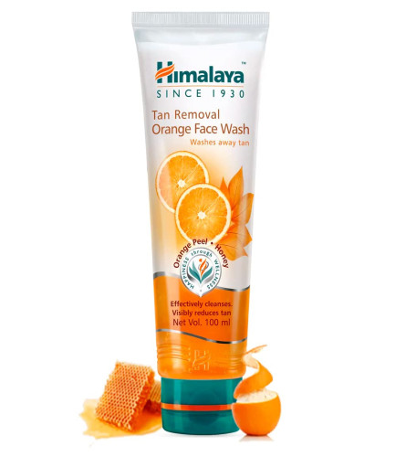 Himalaya Tan Removal Orange Face Wash 100 ml (Pack of 2) Fs