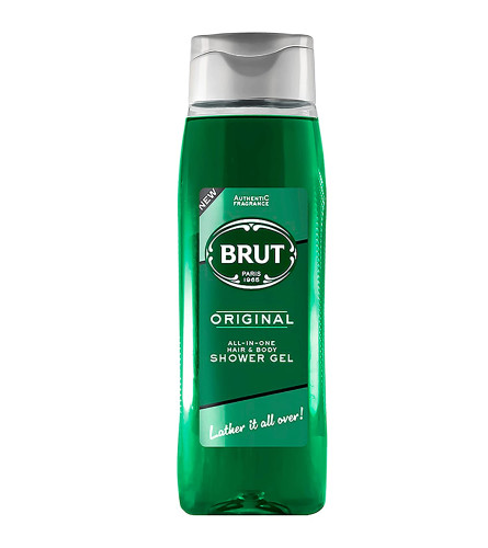 Brut Original ALL-IN-ONE Shower gel for Hair & Body for Men 500 ml (Fs)