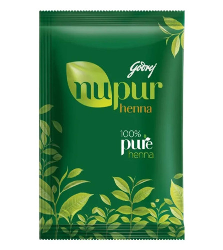 Godrej Nupur 100% Pure Henna Powder for Hair Colour (Mehandi) |  500 gm | free shipping