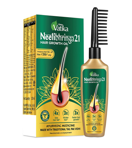 Vatika Neelibhringa 21 Hair Growth Oil - 100 ml (pack of 2) Fs