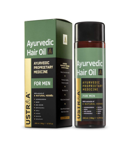 Ustraa Ayurvedic Hair Oil, 200 ml | free shipping
