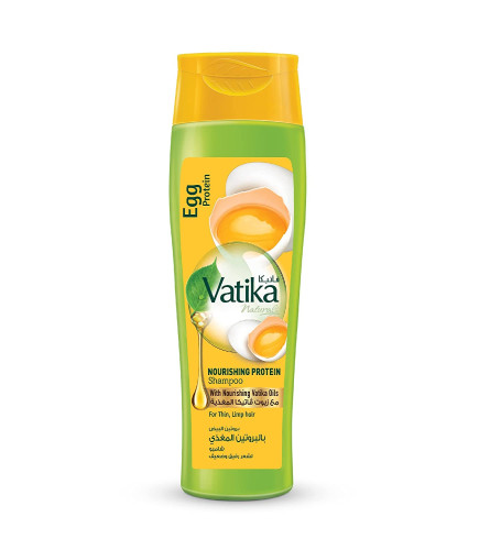 Vatika Naturals Egg Protein Nourishing Protein Shampoo For Thin & Limp Hair 400 ml (Fs)