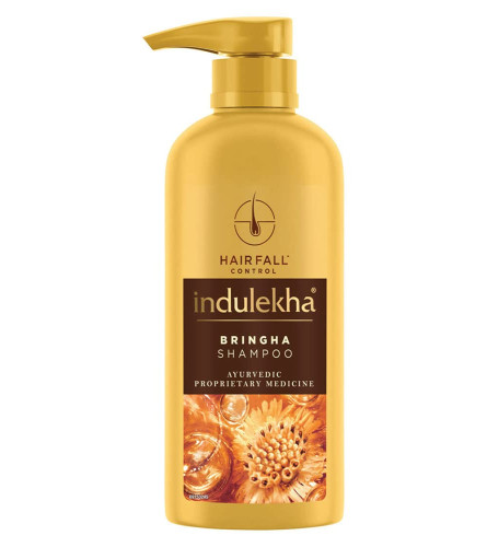Indulekha Bringha Shampoo, Proprietary Ayurvedic Medicine for Hairfall, 580ml