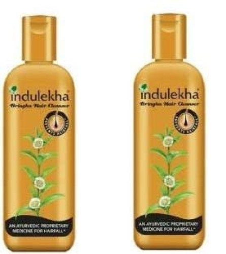 Indulekha Bringha Anti Hairfall Cleanser Shampoo Pack of 2 (100 ml)