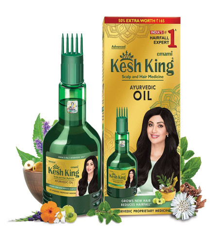 Kesh King Ayurvedic Anti Hairfall Hair Oil 300 ml (Fs)