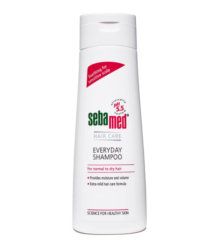 Sebamed Everyday Shampoo,200ml|PH 5.5|Normal to dry hair| Extra mild formula|Gives moisture & volume