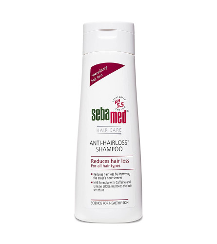 Sebamed Anti- Hairloss Shampoo 200Ml|Ph 5.5|Reduces Hairloss|Caffeine&Gingko Biloba|All Hair Types