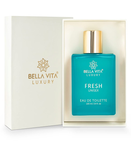Bella Vita Luxury FRESH Eau De Toilette Unisex Perfume with Bergamot, Ylang Ylang
