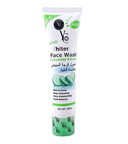 YC Whitening Face Wash with Cucumber Extracts - 100 ml (pack of 2) free shipping