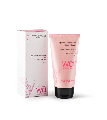 Wa - Japan | Komenuka Rice Face Wash | Clarifies & Brightens | 100 ml (free shipping)