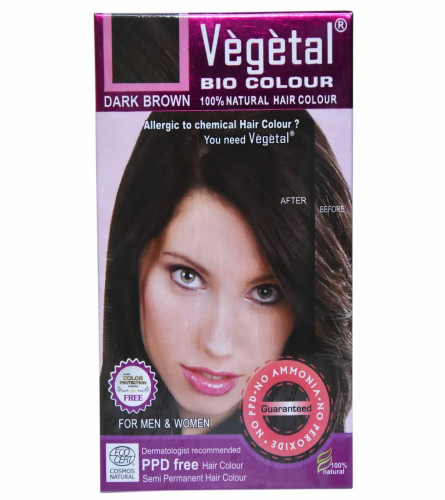 Vegetal Bio Hair Color Dark Brown 150g (Fs)