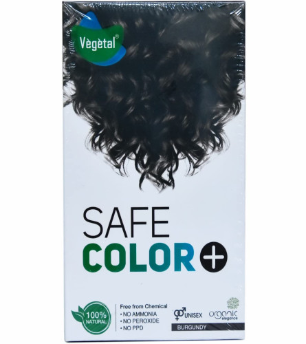 Vegetal Safe Hair Color - Burgundy 100 gm (Fs)