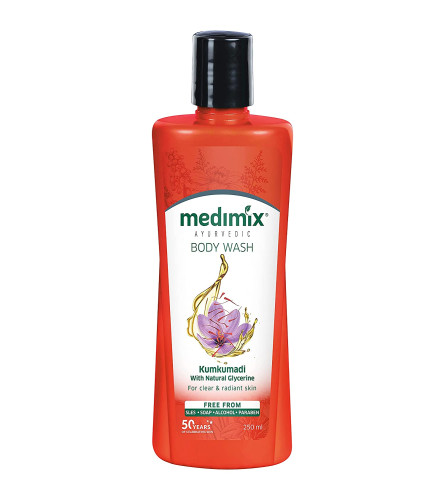 Medimix Ayurvedic Body Wash Kumkumadi with Natural Glycerine 250 ml (Fs)