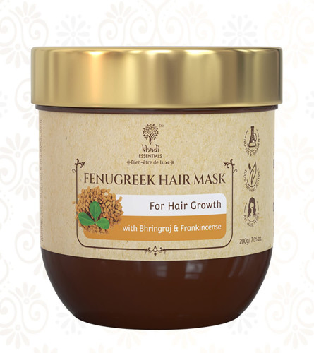 Khadi Essentials Fenugreek Hair Mask for Hair Growth & Hair Fall Control, 200 gm | free ship