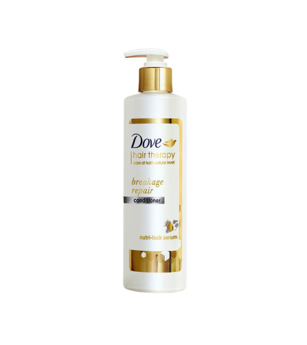 Dove Hair Therapy Breakage Repair Conditioner, No Parabens & Dyes, With Nutri-Lock Serum for Thicker Looking Hair, 380 ml | free shipping