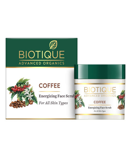 Biotique Coffee Energizing Face Scrub 50 g (Pack of 4) Fs