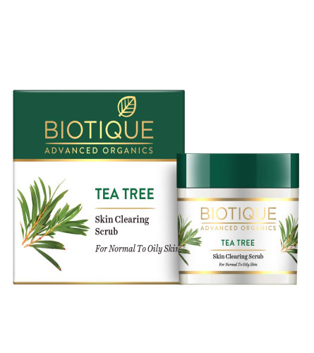Biotique Tea Tree Skin Clearing Face Scrub 50 g (Pack of 2) Fs