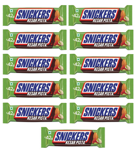 Snickers Kesar Pista Chocolate Bar
