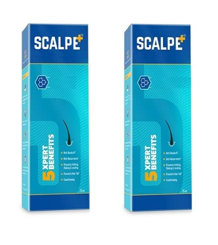 SCALPE 75 ml Anti Dandruff Shampoo Pack of 2 | free shipping
