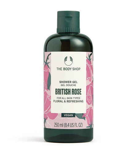 The Body Shop Vegan British Rose Shower Gel, 250 Ml | free shipping