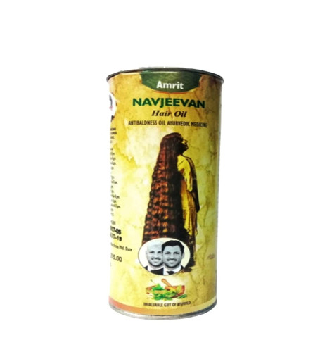 Amrit Navjeevan Herbal Hair Oil, Reduces hair fall,Increase Hair Volume, Makes Hair Strong ,100% Ayurvedic suiable for both Men & Women-100 ML | free ship