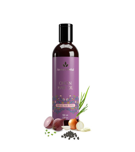 Avimee Herbal Onion Hair Oil | For Long & Strong Hair | 100 ml (free shipping)