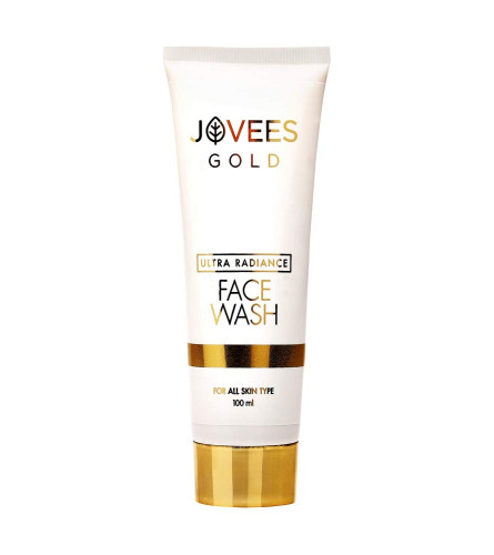 Jovees Herbal Ultra Radiance Gold Face Wash | 100 ml (pack of 2) free ship