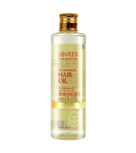 Jovees Bhringraj & Olive Intensive Restructuring Hair Oil, 200 ml | free shipping