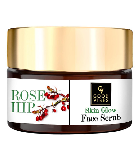 Good Vibes Rosehip Skin Glow Face Scrub, 100 g (Fs)