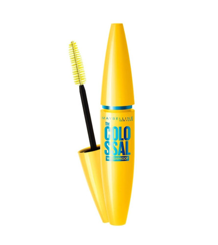 Maybelline New York Mascara, Volumizing & Lengthening, Waterproof, Black, Volume Express Colossal, 10 ml (pack of 4) free ship