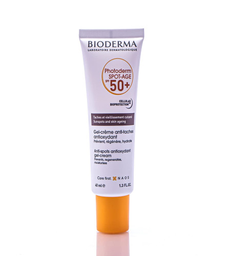 Bioderma Photoderm Spot Age SPF 50+ Reduces Spots and Wrinkles,  40 ml | free shipping