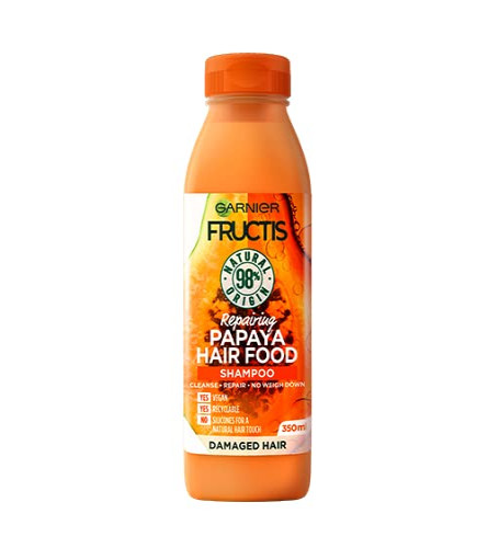 Garnier Fructis Repairing Shampoo With Papaya For Damaged Hair, 350 ml | free shipping