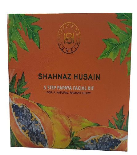 Shahnaz Husain 5 Step Papaya Facial Kit - 50 gm (Pack of 2) Fs
