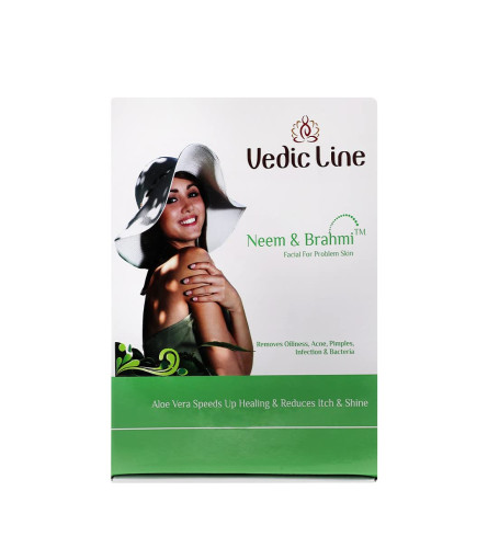 Vedicline Neem & Facial Kit With Aloe Vera Embellica For Glowing skin 620 gm | free shipping