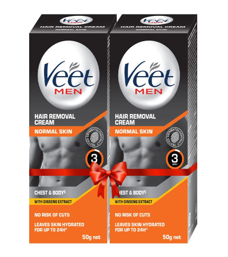 Veet Hair Removal Cream for Men, Normal Skin