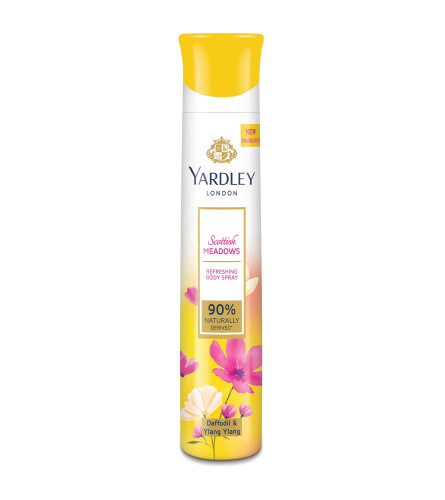 Yardley London Scottish Meadows, Refreshing Body Spray for Women, 150 ml |pack of 2 | free shipping