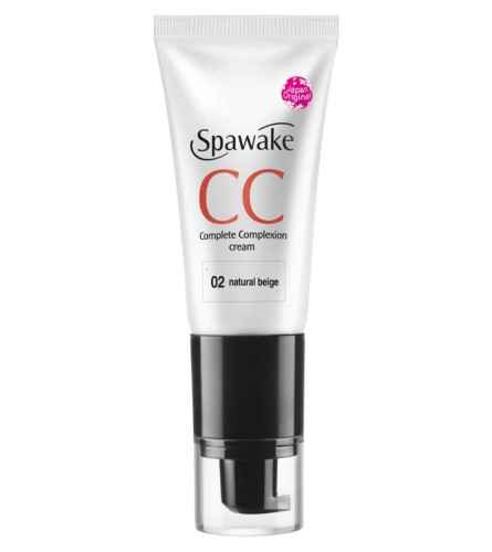 Spawake CC Cream for All Skin Type with SPF 32/PA++ ( 02 Natural Beige, 30 g ) free shipping