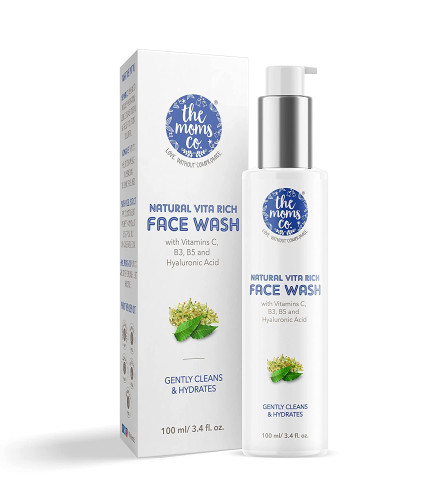The Moms Co. Natural Vita Rich Face Wash 100 ml (pack of 2) Fs