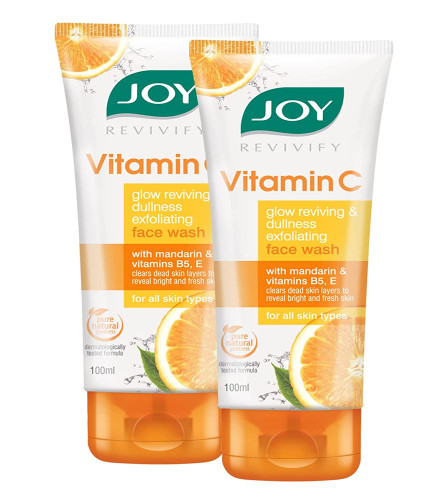 Joy Revivify Vitamin C Face Wash 100 ml (pack of 2) Fs