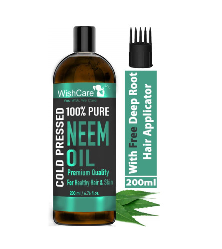 Wishcare Cold Pressed Neem Hair Oil - 200 ml (Fs)