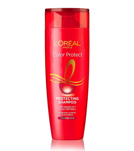 L'Oreal Paris Shampoo, Vibrant & Revived Colour, For Colour-treated Hair, Protects from UVA & UVB, Colour Protect, 340 ml