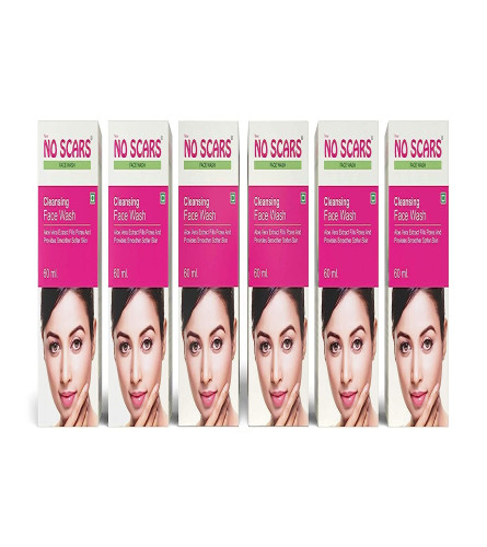 No Scars Face Wash (60 ml x 6) free shipping