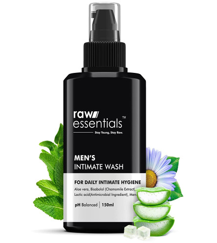 Raw Essentials Intimate Wash for Men 150 ml, Daily Intimate Wash for Men Private | pack of 2 | free ship