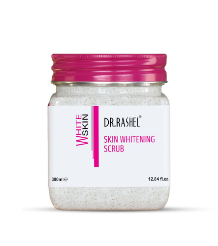 Dr.Rashel WHITE SKIN SCRUB For Skin Whitening, Skin Lightening, Dark Spot, Reduce Pigmentation (380 ml) free shipping