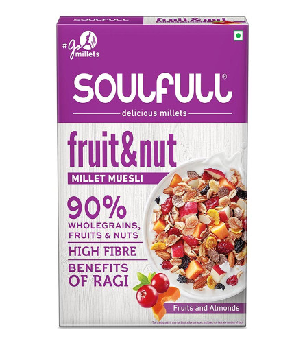 Tata Soulfull Fruit & Nut Millet Muesli 400 g (Fs)