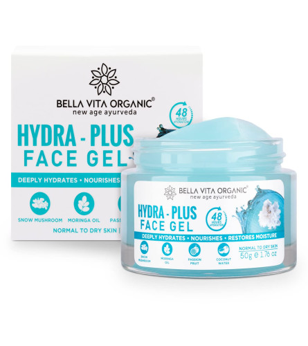Bella Vita Organic Hydra Plus Nourishing, Hydrating Light weight Face Gel 50 g (Pack of 2) Fs